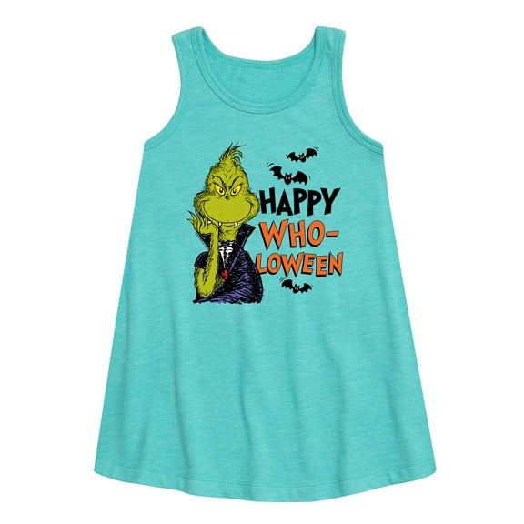 The Grinch - Grinch Happy Wholoween - Toddler & Youth Girls A-line Dress