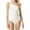 White, variant on Michael Kors Women's Iconic Solids One Shoulder One Piece Swimsuit White Size 4