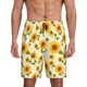 thumbnail image 1 of Fotbe European-style Pattern Sunflower Pantalones Cortos de Pijama para Hombre, Ropa de Dormir, Pantalones de Pijama Cortos para Hombre-4X-Large, 1 of 6