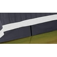 thumbnail image 5 of Legacy Decor 9 pc Pleated Microfiber Comforter Set, Dark Grey and White Color, Full Size, 5 of 6