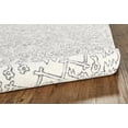 thumbnail image 6 of Natal Modern Medallion Rug, Ivory/Charcoal, 8ft x 10ft Area Rug, 6 of 7