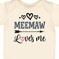 thumbnail image 4 of Inktastic My Meemaw Loves Me Girls Girls Baby Bodysuit, 4 of 5
