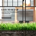 thumbnail image 4 of Outsunny 11.5' Decor Garden Fence for Border Edging, 4 Pack, Square Vines, 4 of 10