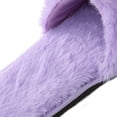 thumbnail image 6 of FASHOFT Halloween Bat Animal Slippers for Boys Girls Soft Plush Cozy Open Toe Indoor Outdoor Fuzzy Slippers Halloween Gifts For Kids Purple One Size, 6 of 8