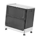 thumbnail image 5 of Cesta de lavandería Gloria con ruedas plegable decorativa organizador de paños de lavado para el hogar dormitorio Negro, 5 of 9