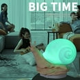 thumbnail image 6 of Uuiauoio Simulated Glowing Snail LED Table Lamp - 24 Color Changing Modes,Touch Dimming Bedroom Bedhead Ornament Desk Lamp， Dimmable Night Light for Kids, Adults, Bedroom, Desk, and Gifts, 6 of 9