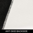 thumbnail image 4 of 40*60cm Bath Rugs 2pcs Set Made of 100% Polyester Extra Soft and Non Slip Bathroom Mats Specialized in Machine Washable and Water Absorbent Shower Mat, Black, 4 of 5