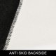 thumbnail image 4 of Juego de 2 alfombras de baño de 50 x 80 cm, hechas de 100 % poliéster, extrasuaves y antideslizantes, especializadas en lavable a máquina y absorbente de agua, azul cielo Sincero Hogar, 4 of 5
