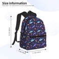 thumbnail image 2 of Disketp Cute Shark Mochila Ligera Clásica con Múltiples Bolsillos, Mochila Casual para Hombre y Mujer, Ideal para Escuela, Trabajo y Viajes, 2 of 6
