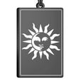 thumbnail image 6 of EUEAVAN Black Sun Pendant Stainless Steel Necklace Jewelry, 6 of 7