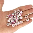 thumbnail image 4 of Anillos para El cabello Dread Beads 50 piezas Perfecl Rojo rosa, 4 of 8
