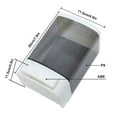 thumbnail image 3 of Dispensador de jabón manual Evhome, montaje en pared, 1000 ml, plástico, 3 of 7