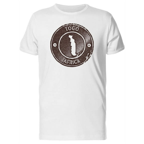Togo Grunge Map, Africa T-Shirt Men -Image by Shutterstock, Male x-Large