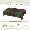 thumbnail image 6 of Rectangle Table Cloth, Scottish Clan Cumming Hunting Tartan Plaid Resistant Washable Tablecloth Decorative Table Cover for Dining, Indoor and Outdoor, 6 of 6