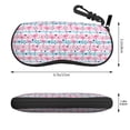 thumbnail image 3 of Picia Striped Flamingo Print Sunglasses Case, Eyeglasses Case Protector Large Glasses Case, Key Lock Case Protective Glasses Holder Eyeglasses Cases, 3 of 8