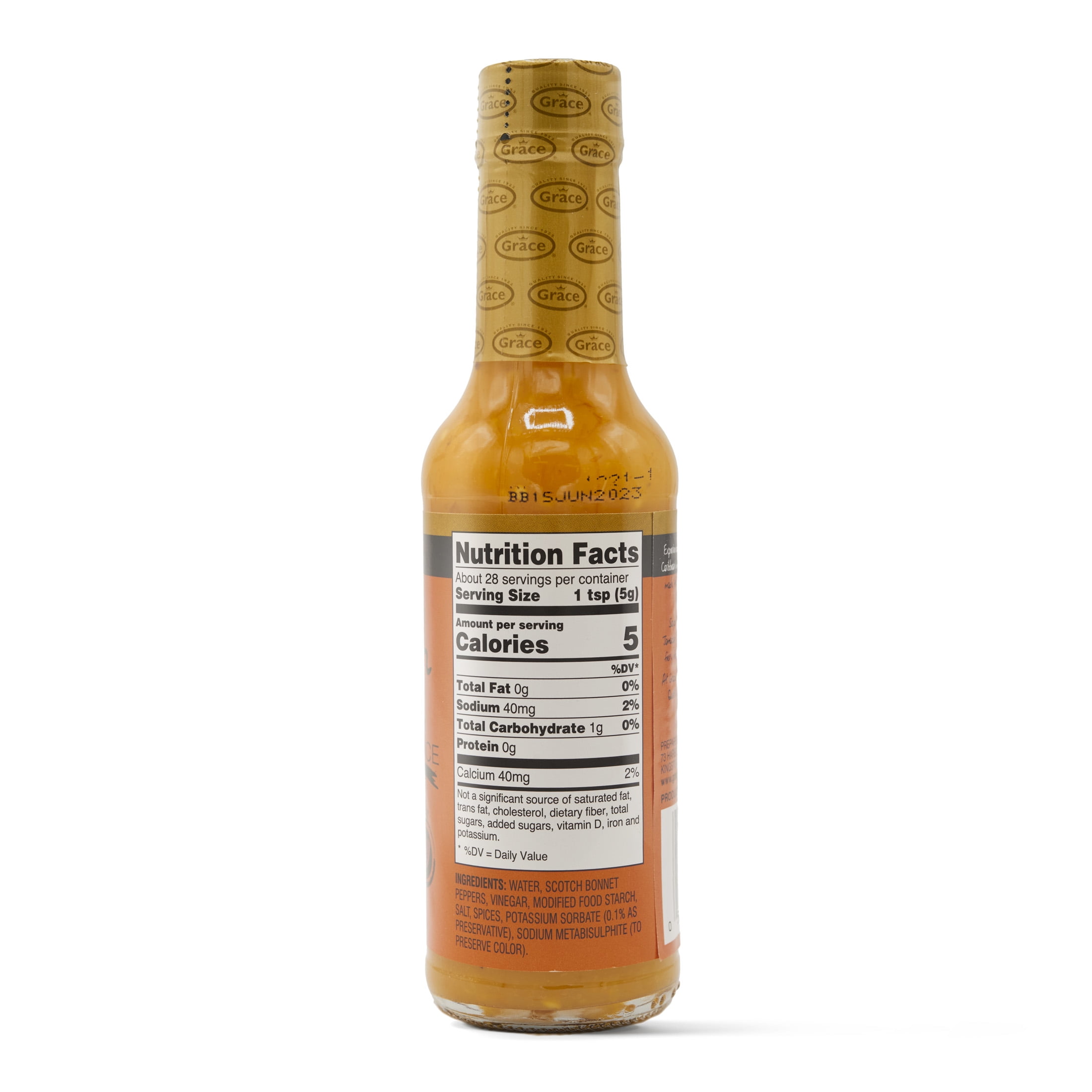 (4 pack) Grace Hot Pepper Sauce, 4.8 oz