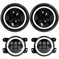 thumbnail image 1 of Faros delanteros LED y faros antiniebla LX-LIGHT de 7" y 4" para Jeep Wrangler, 1 of 7