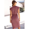 thumbnail image 3 of LASCANA Women's Twist Front Dress Ruching, 3 of 5