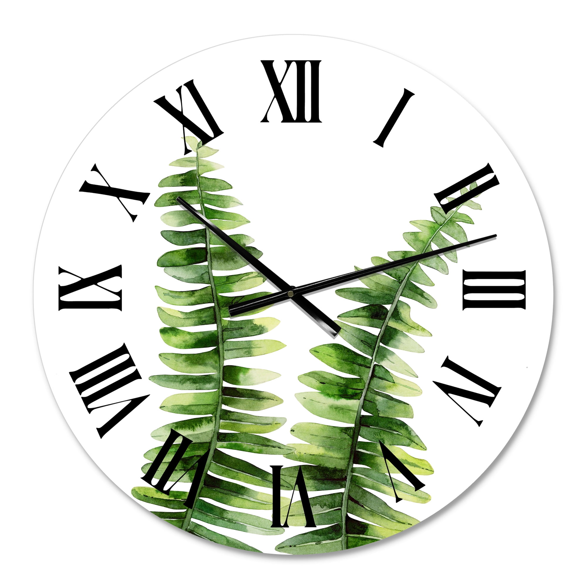 Designart 1 in Quartz Tropical Wall Clock