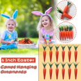 thumbnail image 3 of Adornos colgantes de zanahoria de Pascua JanHm 6 pulgadas, 3 of 5