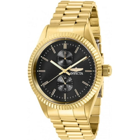 - Invicta Men's Specialty Quartz Chrono Gold Tone Stainless Steel Watch 29427