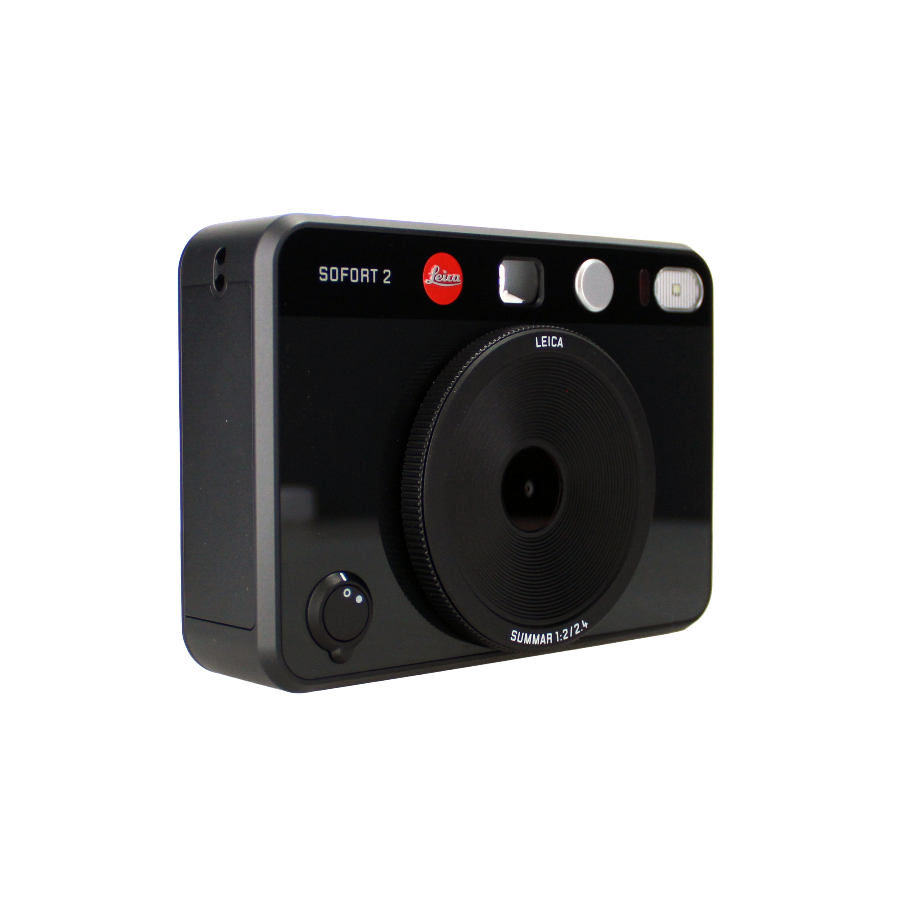Leica Sofort 2 Digital and Instant Photo Camera with LCD Display, Two Shutter Releases, 10 Lens Effects, and Leica FOTOS App Support (Black)