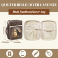thumbnail image 7 of Pzuqiu Cross Horse Bible Carrying Case for Women Bible Study Supplies Quilted Scripture Case Church Bag Protective Large Bibles Bag with Pockets Vintage Tote Bags for Book Lovers, 7 of 7