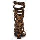 thumbnail image 3 of Sandalias con Cordones Entrecruzadas Allegra K Tacones de Bloque medio Leopardo 40, 3 of 7