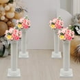 thumbnail image 3 of 4 PCS Free Standing Wedding Roman Column, Height Adjustable Landscaping Roman Pillar for Event Decoration, White, 3 of 22