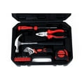 thumbnail image 1 of Htk-15 Hand Tool Kit - Red, 15 Pieces | Stylish & Compact Tool Kit - Claw Hammer, Screwdriver Bits, Comb Plier, Wrench & Measuring Tape Uses | High Quality, Multi-Functional Tool Kit, 1 of 5