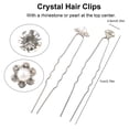 thumbnail image 2 of 40 Uds. Horquillas para el pelo en forma de U con diamantes de imitación de cristal transparent MABOTO Horquilla, 2 of 3