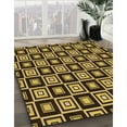 thumbnail image 3 of Ahgly Company Machine Washable Indoor Square Transitional Yellow Area Rugs, 4' Square, 3 of 7