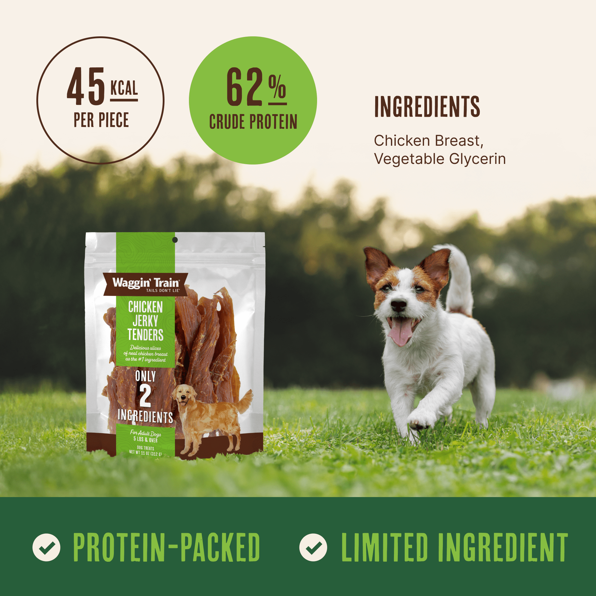 Waggin Train Wgn Trn Chicken Jerky Tender