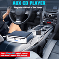 thumbnail image 2 of Portable CD Player Decoder for Car, Auxiliary AUX CD Decoder Conversion Adapter, for Car Which Don'T Support WAV Audio, 2 of 7