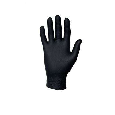 Microflex MidKnight XL Disposable Gloves, Nitrile, Black, MK-296-XL