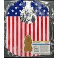 thumbnail image 2 of Patriotic USA Poodle Tan Baby Bib, 2 of 3