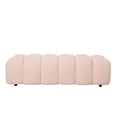thumbnail image 1 of Ilios Innova | Taburete Tofu beige tapizado en tela de canna con diseño minimalista, asiento acolchado de espuma cómodo, estructura de madera resistente para sala, recámara o recibidor., 1 of 9