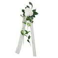 thumbnail image 5 of Decorations for Wedding Ceremony Reception PEW Flowers for Church Chair Decorations, Aisle PEW Flower Arrangement, for Holiday white, 5 of 9