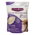 thumbnail image 1 of Arena de Tofu para Gato Clean & Dry Desechable en inodoros Aglutinante Lavanda 3.3kg, 1 of 4