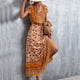 thumbnail image 4 of Vestido de verano floral para mujer, vestido floral para mujer, vestido floral con escote en V para mujer, vestido floral con rendimiento inigualable, 4 of 6
