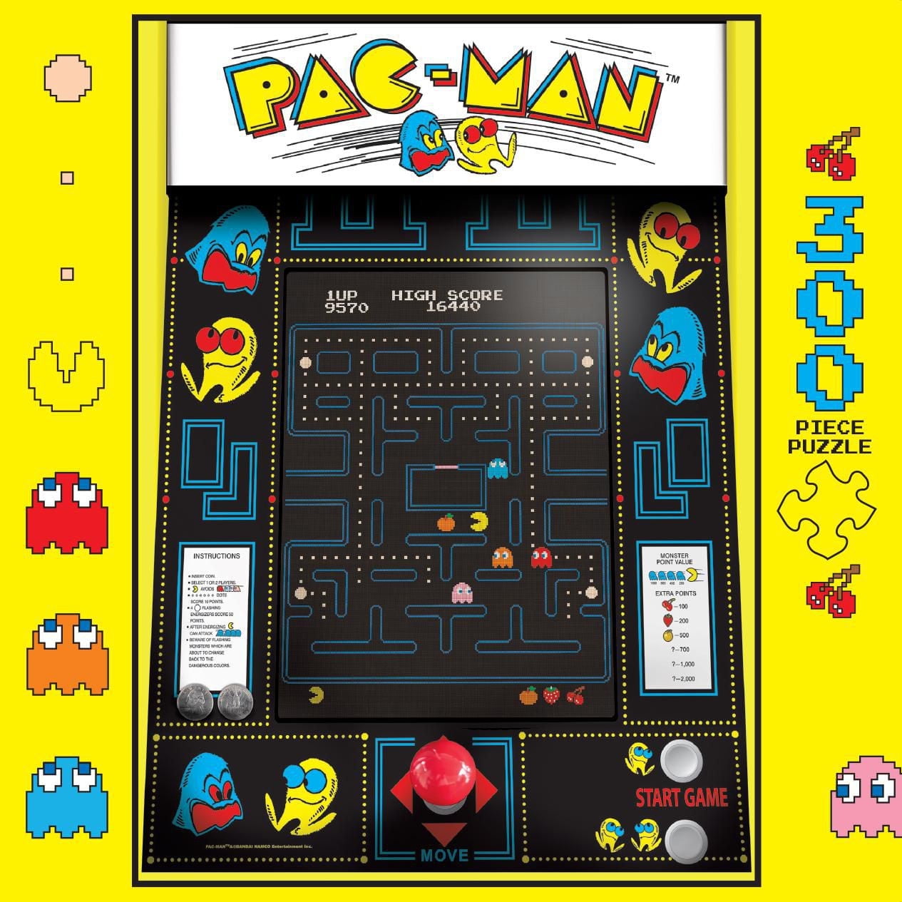 Buffalo Games Le puzzle Art of Play Pac-Man en 300 pièces