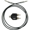 Scosche iPod Universal 3.5mm Cable w/ RCA Adapter, 6'
