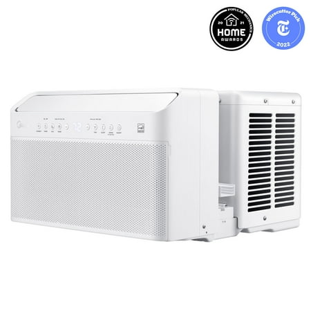 Restored Midea 8 000 BTU Smart Inverter U-Shaped Window Air Conditioner 35% Energy Savings Extreme Quiet MAW08V1QWT (Refurbished)