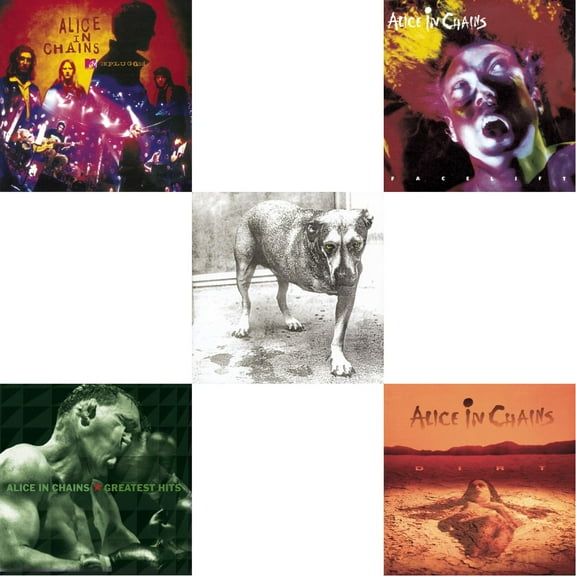 Unplugged & Greatest Hits & Alice In Chains & Facelift & Dirt [CD Bundle]