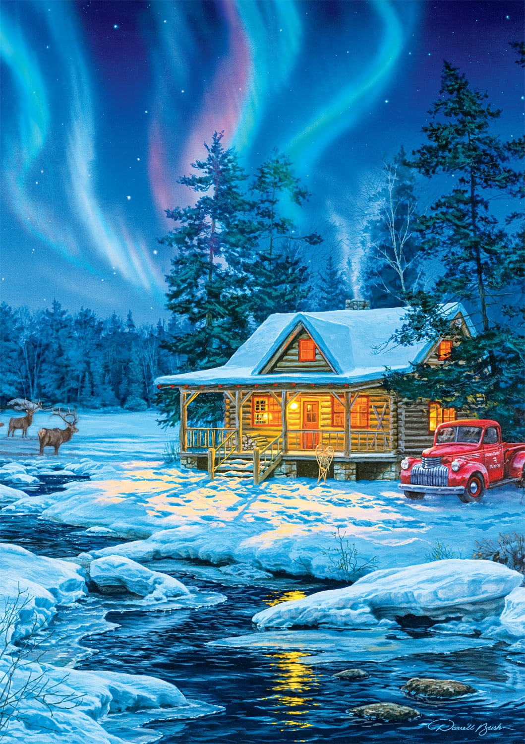 Buffalo Games 500-Piece Darrell Bush Evening Performance Adult Interlocking Jigsaw Puzzle