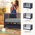 thumbnail image 3 of Little Seeds Posey 4-in-1 Convertible Crib , True White, 3 of 14