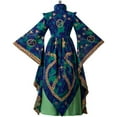 thumbnail image 3 of Green Dress Witch Robe Halloween Carnival Costumes, 3 of 7