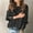 A-Black, variant on Womens Long Sleeve Crew Neck Pullover Sweaters Loose Fit Womens Khaki Sweater Soft Womens Holiday Sweaters