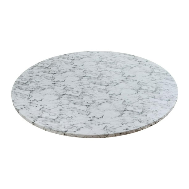 Fitted Round Vinyl Tablecloth with Flannel Backing and Elastic Edge