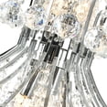thumbnail image 5 of CWI Lighting Princess 10 Light Down Transitional Metal Chandelier in Chrome, 5 of 6